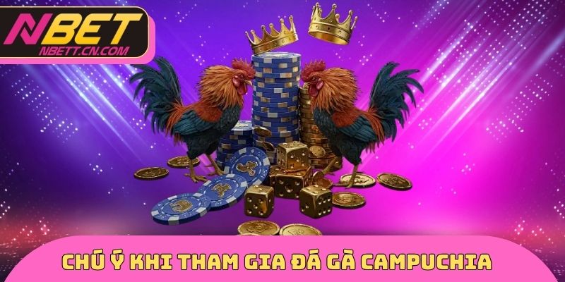 Chú ý khi trải nghiệm đá gà CAMPUCHIA