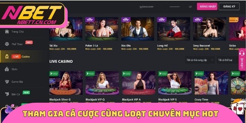Tham gia cá cược cùng loạt chuyên mục hot