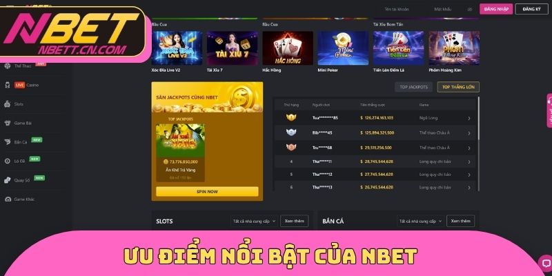 Ưu điểm nổi bật của Nbet